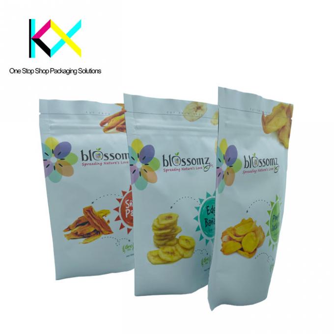 BRC Custom stampato sacchetti alimentari chiudibili di nuovo fogli di laminazione snack sacchetti di imballaggio 2