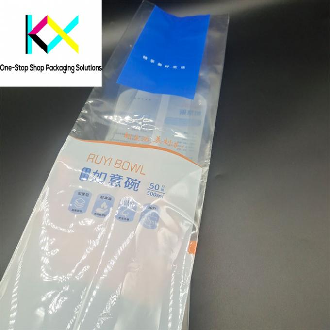 Confezione di prodotti di scatola sigillo posteriore lato confezione di sacchetti di plastica spessore 120um 0