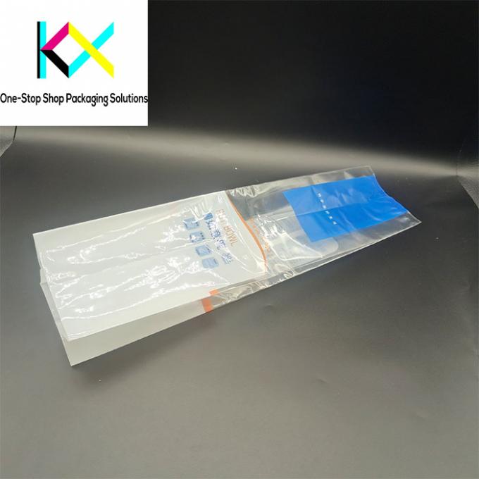 Confezione di prodotti di scatola sigillo posteriore lato confezione di sacchetti di plastica spessore 120um 2