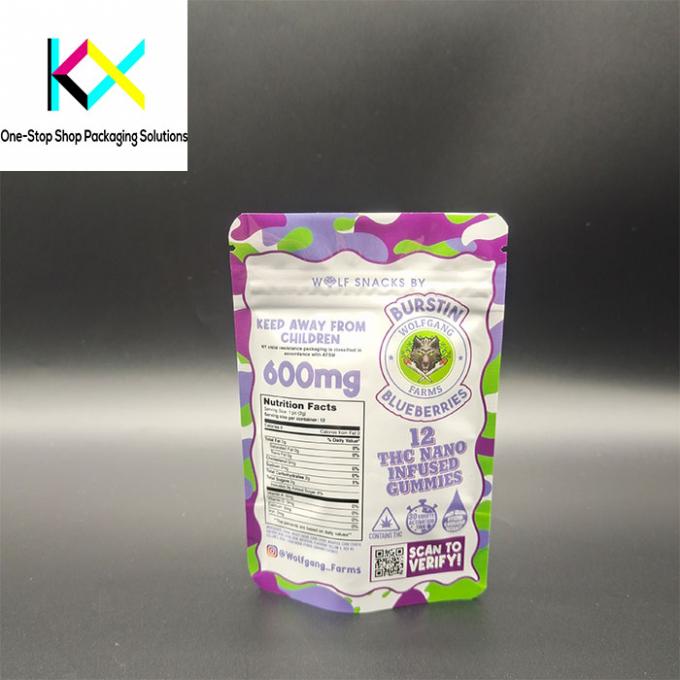 Deodorante sacchetti di imballaggio alimentare personalizzati ricapribili resistenza all' umidità 1