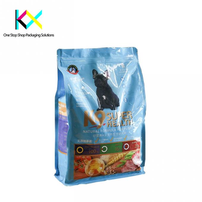 Proofing e revisione flessibili con sacchetto a fondo piatto per sacchetti di imballaggio per alimenti per animali domestici 1