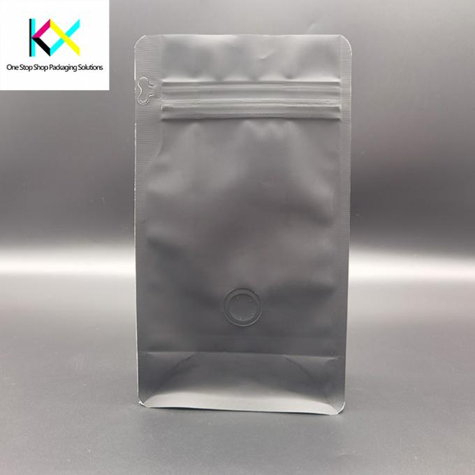 BRC Certified Flat Bottom Packaging Bag Degassing Valve Bag Tearproof 0