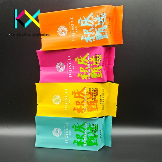 Flex Foil Eco Friendly Tea Bag Packaging Imballaggio con sacchetto per cuscino stampato digitalmente 1